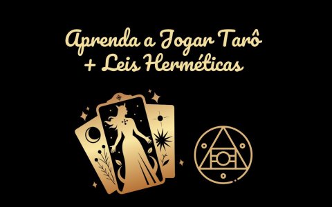 Combo Aprenda a Jogar Tarô + Leis Herméticas
